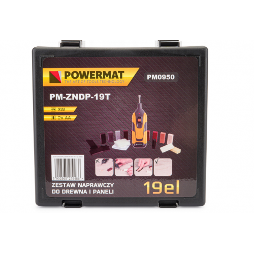 Mēbeļu paneļu remonta komplekts, remonta vasks, 18 daļas (PM-ZNDP-19T)