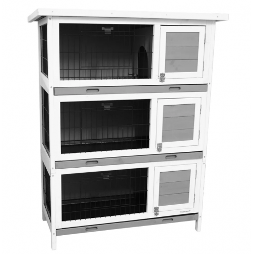 Trīsstāvu trušu būris 91,5 x 45 x 116 cm PROMINENT EMILY no HECHT (PROMINENT EMILY)