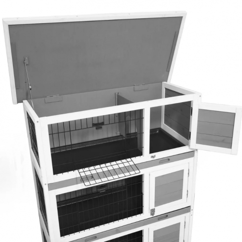 Trīsstāvu trušu būris 91,5 x 45 x 116 cm PROMINENT EMILY no HECHT (PROMINENT EMILY)