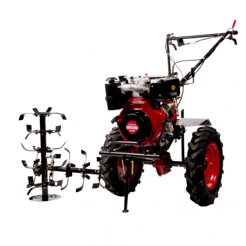 Dīzeļa motobloks / kultivators  418 cm3/10Zs / 7.4kW no RIDER (R-1350E/3)