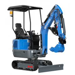 Мини экскаватор 1T, ZTS с двигателем Kubota Z482 мощностью 11 л.с. от Rippa R10 Eco