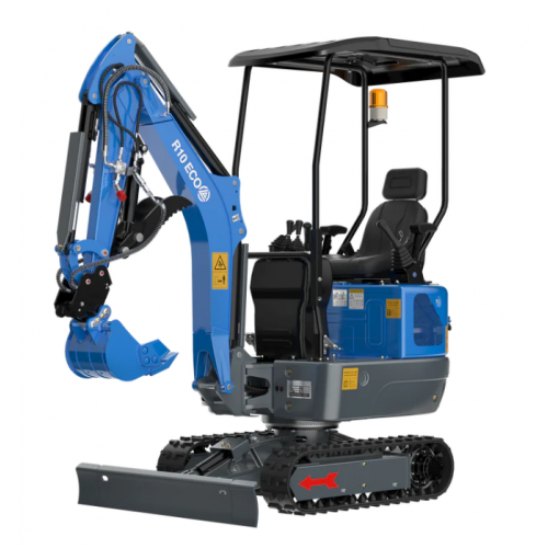 Мини экскаватор 1T, ZTS с двигателем Yoop 192F мощностью 10,4 л.с. от Rippa R10 Eco