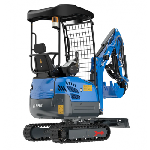 Мини экскаватор 1.5Т, ZTS с двигателем Kubota D722, 13.9 л.с. от Rippa R15 ECO