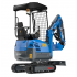 Мини экскаватор 1.5Т, ZTS с двигателем Kubota D722, 13.9 л.с. от Rippa R15 ECO