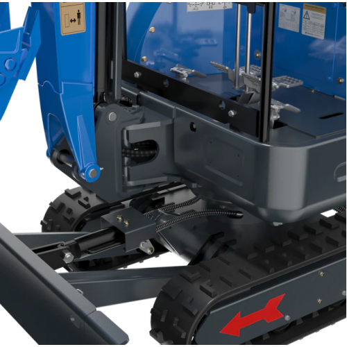 Мини экскаватор 1.5Т, ZTS с двигателем Kubota D722, 13.9 л.с. от Rippa R15 ECO