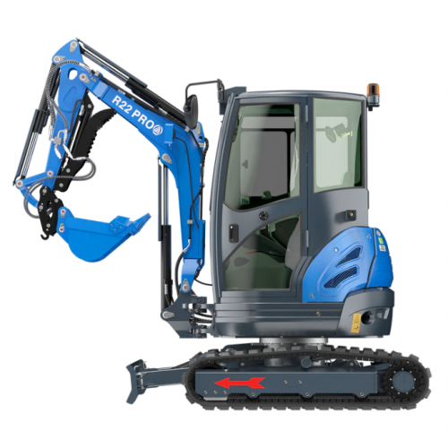 Mini ekskavators 2.5T, ZTS ar Kubota D1105 dzinēju, 25 ZS no Rippa R22-PRO