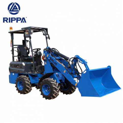 Frontālais mini iekrāvējs RIPPA RL06 ar Kubota D1105 dzinēju 24,7 ZS, EURO 5, kravnesība 700 kg (RL06)