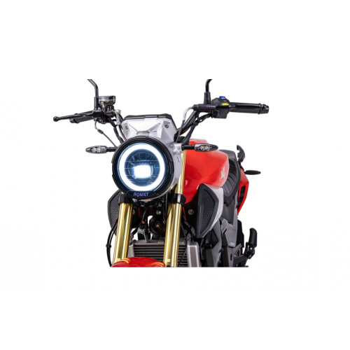 Reģistrējams benzīna motocikls 125cm3 17"/17" 13,5 ZS / 9,25 Nm ROMET DIVISION 125 no ROMET MOTORS (ROMET DIVISION 125)