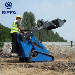 Mini iekrāvējs RIPPA RS03 ECO 1000 kg, Briggs & Stratton XR2100 dzinējs 13,5 ZS (420 cm³), EURO 5, kauss komplektā, hidrauliskā ātrā sakabe (RS03ECO)