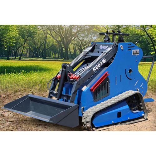 Mini iekrāvējs RIPPA RS03 ECO 1000 kg, Briggs & Stratton XR2100 dzinējs 13,5 ZS (420 cm³), EURO 5, kauss komplektā, hidrauliskā ātrā sakabe (RS03ECO)