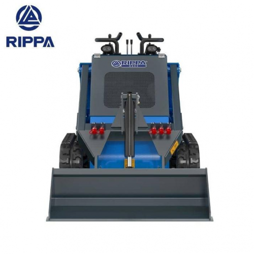 Mini iekrāvējs RIPPA RS04 ECO 1,0 t ar Briggs & Stratton XR2100 420 cm³ 13,5 ZS, kāpurķēžu, ar hidraulisko ātro sakabi un papildu hidrolīniju (RS04ECO-B&SXR2100)