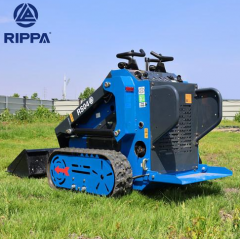 Mini iekrāvējs RIPPA RS04 ECO 1,0 t ar Briggs & Stratton XR2100 420 cm³ 13,5 ZS, kāpurķēžu, ar hidraulisko ātro sakabi un papildu hidrolīniju (RS04ECO-B&SXR2100)