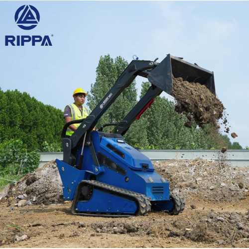Rippa RS06 PRO 1,2 t mini iekrāvējs ar Kubota D1105 Stage V 25 ZS dzinēju, kāpurķēžu, ar hidraulisko ātro savienotāju, kausu un papildu hidraulisko līniju (RS06PRO)