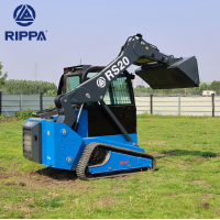 Gāpurķēžu mini iekrāvējs RIPPA RS20 PRO Kubota V2607 EFI 66,9 ZS, Stage V / EPA Tier 4, slēgta kabīne ar kondicionieri un apsildi, pilotvadība, kauss komplektā (RS20PRO)