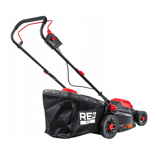 Elektriskais zāles pļāvējs 2600W, 38cm, 30-75mm no RED TECHNIC (RTKSE0148)