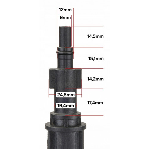 Turbo birste augstspiediena mazgātājam no RED TECHNIC (RTMC0028-SR1)