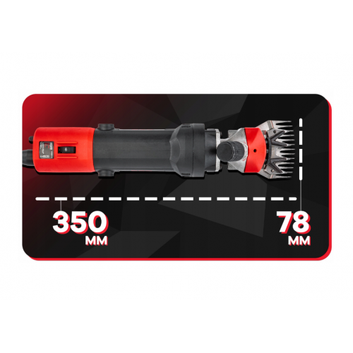 Elektriskā dzīvnieku, aitu griešanas mašīna - trimmeris 600 W, 2600 apgr./min no Red Technic (RTMDSO0147)