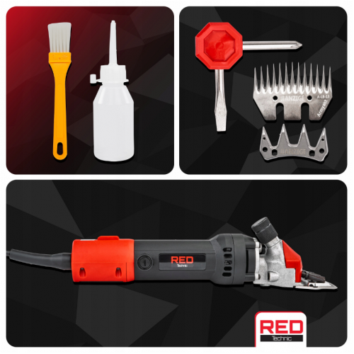 Elektriskā dzīvnieku, aitu griešanas mašīna - trimmeris 600 W, 2600 apgr./min no Red Technic (RTMDSO0147)