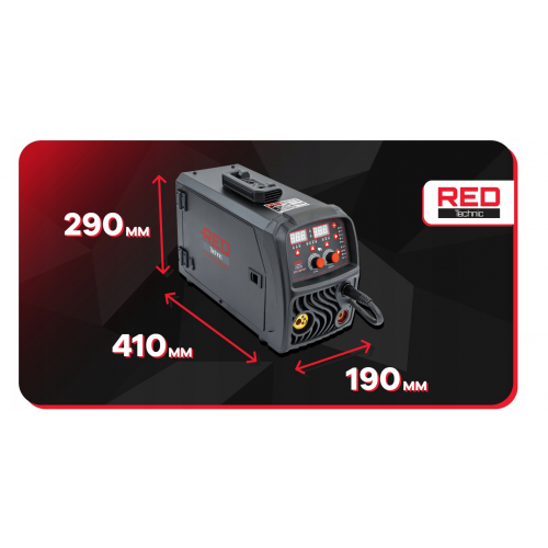 Invertora metināšanas iekārta MIG, pusautomātiska, MIG MAG, MMA, LIFT-TIG, SYN plūsma (RTMSTF0152)