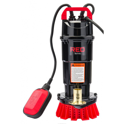 Elektriskais iegremdējamais ūdens sūknis 1" ar pludiņu 8000 l/h RedTechnic RTPDW0073