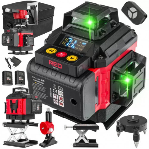 Лазерный уровень 4D 360 Red Technic (RTPLK0036)