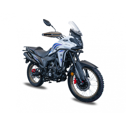 Reģistrējams benzīna motocikls 4T 125cm3 19"/17" manuāls no Barton Motors (Barton Rally 125 Duo )