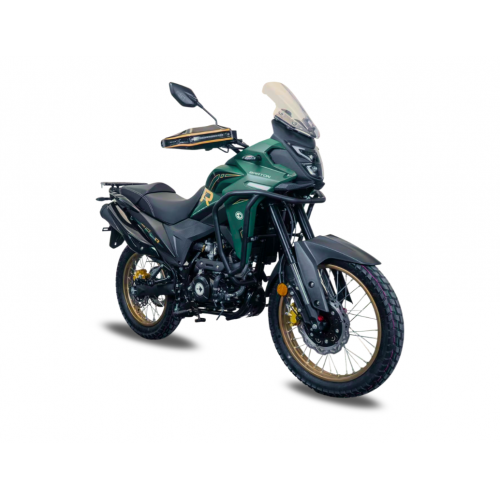 Reģistrējams benzīna motocikls 4T 125cm3 19"/17" manuāls no Barton Motors (Barton Rally 125 Duo )