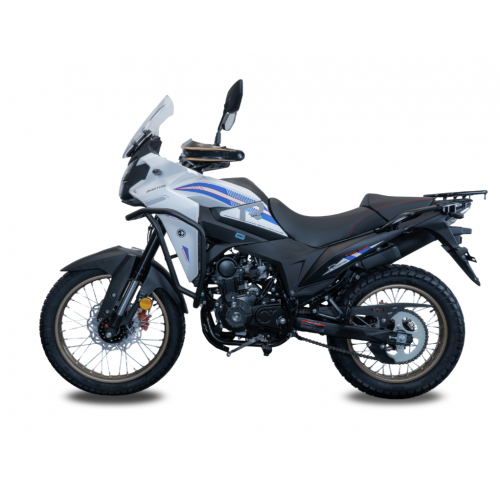 Reģistrējams benzīna motocikls 4T 125cm3 19"/17" manuāls no Barton Motors (Barton Rally 125 Duo )