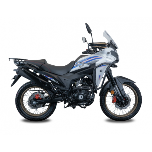 Reģistrējams benzīna motocikls 4T 125cm3 19"/17" manuāls no Barton Motors (Barton Rally 125 Duo )