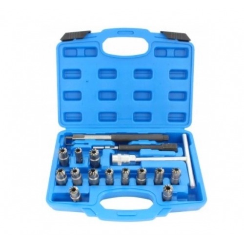 Набор торцевых ключей для форсунок, 17 предметов, набор инструментов для резки дизельных двигателей (S11612)