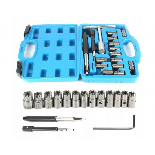Набор торцевых ключей для форсунок, 17 предметов, набор инструментов для резки дизельных двигателей (S11612)