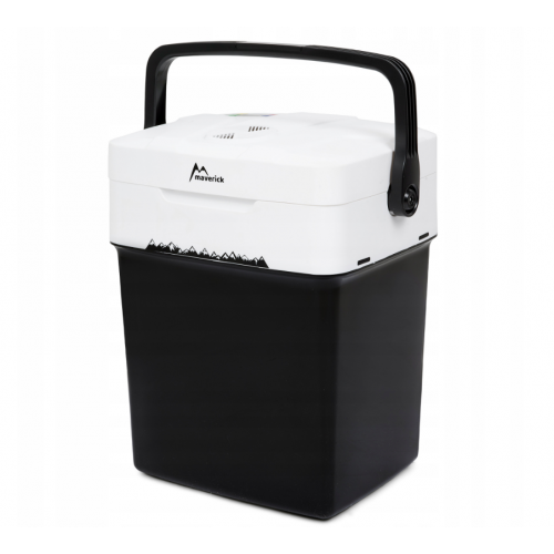 Automašīnas ledusskapis 32L 12/230V ar sildīšanas funkciju un USB displeju (SDH180)