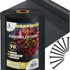 Agrotekstils / Agroplēve / dārza pārsegs pret nezālēm 0.8x100m + 100 gab kniedes. 90g/m (SDH317)