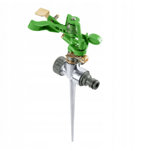 Metāla impulsa dārza smidzinātājs, iebūvēts, rotējošs zāliena laistīšanai 360° (SDH201)