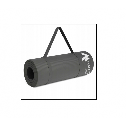 Pelēks vingrošanas paklājiņš vingrošanai, jogai un fitnesam, treniņu soma 183x61x1cm (SDH280-GREY)