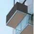 Balkona pārsegs 7x1m terasei, balkonām 185 g/m² 97% (SDH307)