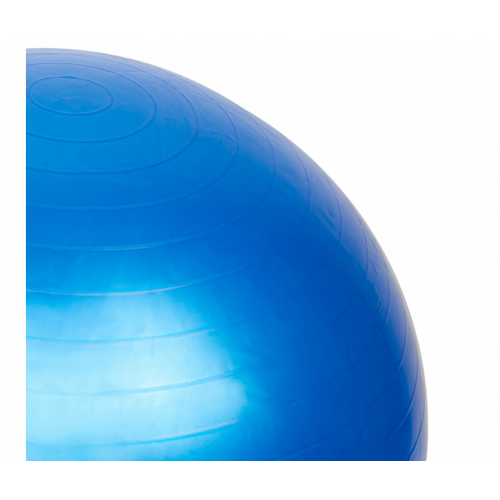Vingrošanas rehabilitācijas bumba 75 cm fitnesa vingrinājumiem + pumpēšanas komplekts (SDH364-MELNA, PELĒKA, ZILA)
