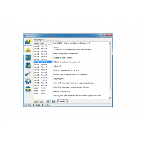 Diagnostikas skeneris OBD2, USB priekš FORD (STN1170)