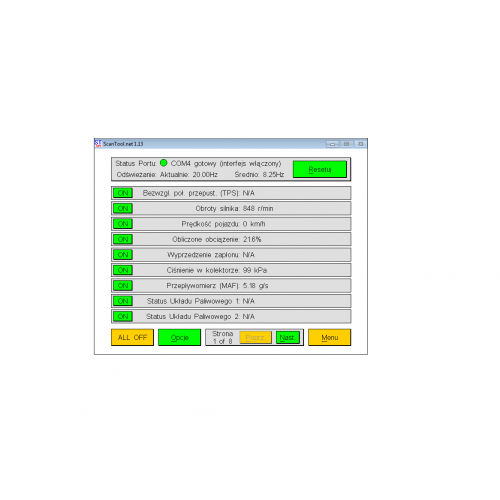 Diagnostikas skeneris OBD2, USB priekš FORD (STN1170)