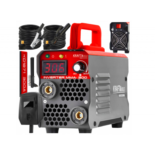 Invertora MMA 300A metināšanas iekārta Kraft&Dele (KD1871)