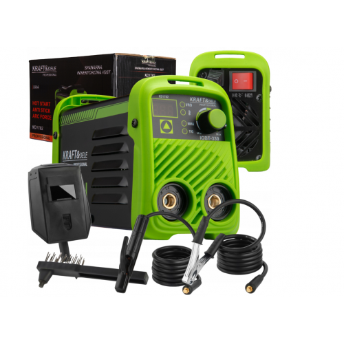 Invertora metināšanas aparāts 330A MMA/TIG/LIFT/VRD no Kraft&Dele (KD1782)