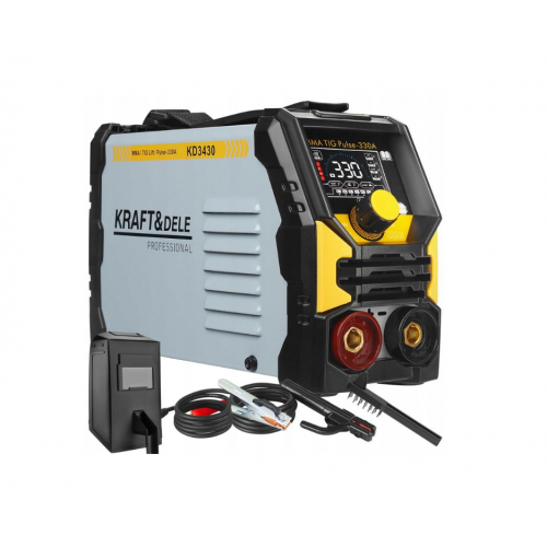 Invertora metināšanas iekārta 330A MMA, TIG, LIFT, impulss no Kraft&Dele (KD3430)