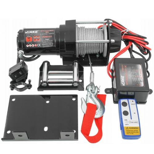 Elektriskā vinča 12V,1130KG,12M no Verke (V06031)