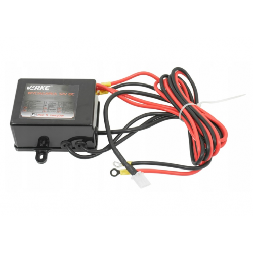 Elektriskā automašīnas vinča ar virvi automašīnu piekabēm 12M 12V 1360KG VERKE (V06032)
