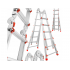 Daudzfunkcionālas salokāmas kāpnes 150kg, 4x6 no Verke (V87102)
