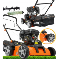 Benzīna aerators un skarifikators 2 vienā, 38cm, 196cm3, 6.5zs no Verke (V90215)