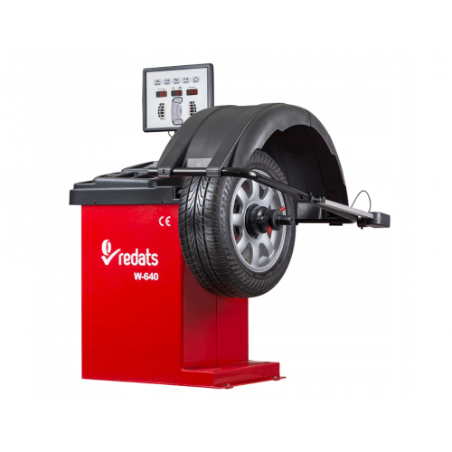 Automātiskais riteņu balansētājs + lāzers 230v, 10" - 24  no Redats (W-640)