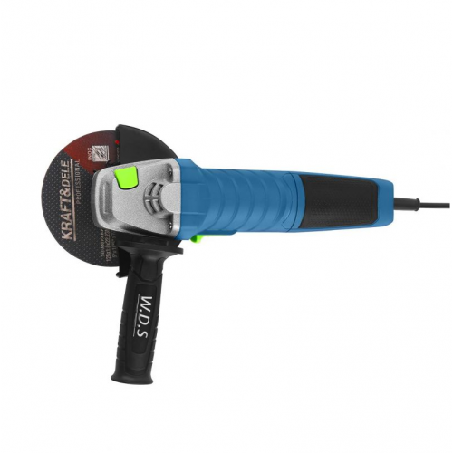 Leņķa slīpmašīna 125mm/1500W + 10 disku komplekts no Kraft&Dele  (WDS2135)
