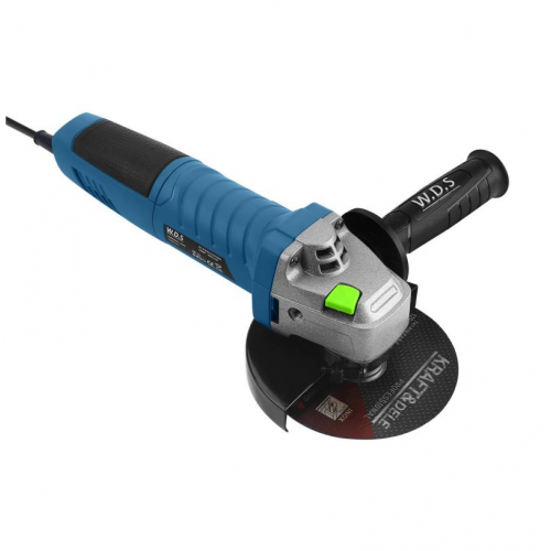 Leņķa slīpmašīna 125mm/1500W + 10 disku komplekts no Kraft&Dele  (WDS2135)