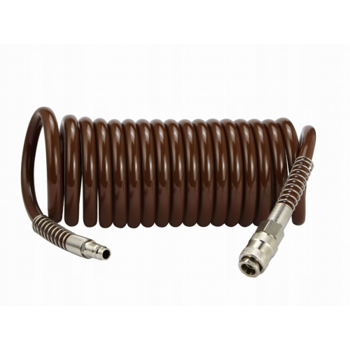 Kompresora pneimatiskā šļūtene 8x12mm/5m/8bar spirālveida no  Kraft&Dele (WDS2150)